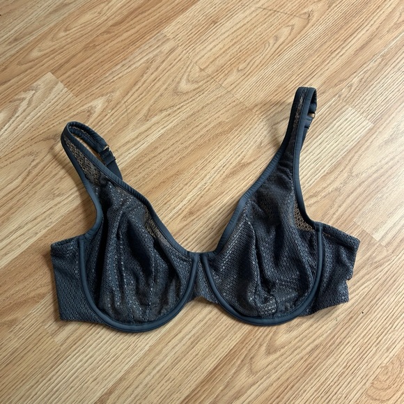 ThirdLove Unlined Modern Mesh Scoop Bra 36C 1/2 - Picture 2 of 5